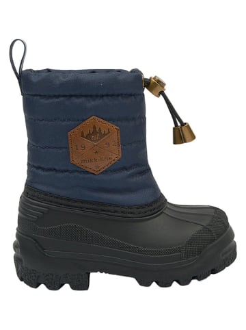 Winterboots blauw/zwart