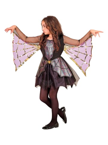 Kostuumjurk "SPIDER GIRL" zwart/lichtroze