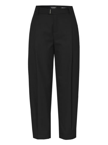 Stoffhose in Schwarz