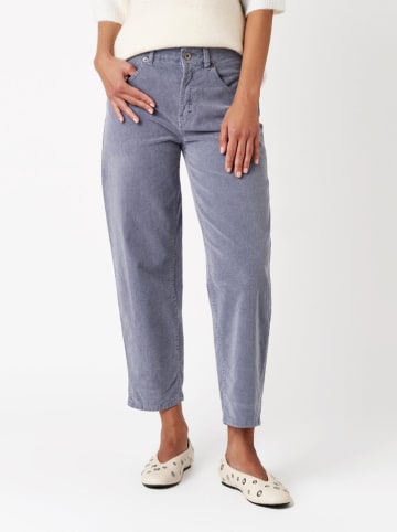 Cordhose in Blau