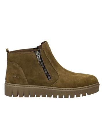 Leren enkelboots "Kelra 01" lichtbruin