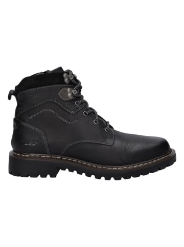 Leren boots "Tinus 01" zwart