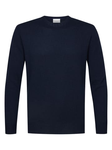 Wollpullover in Dunkelblau