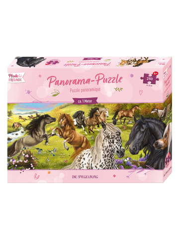 250tlg. Panorama-Puzzle "Pferdefreunde" - ab 6 Jahren
