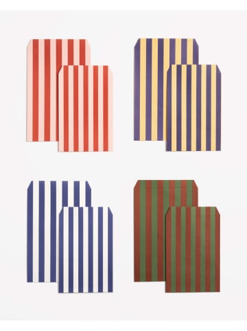 Papiertüten "S Stripes Classic" - 8 Stück - ab 6 Jahren