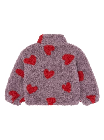 Teddyplüschjacke "Una" in Lila