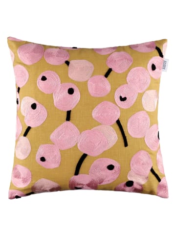 Poszewka w kolorze pomarańczowo-jasnoróżowym na poduszkę - 45 x 45 cm