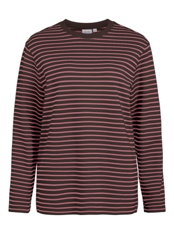 Longsleeve "Viraluna" bordeaux/lichtroze