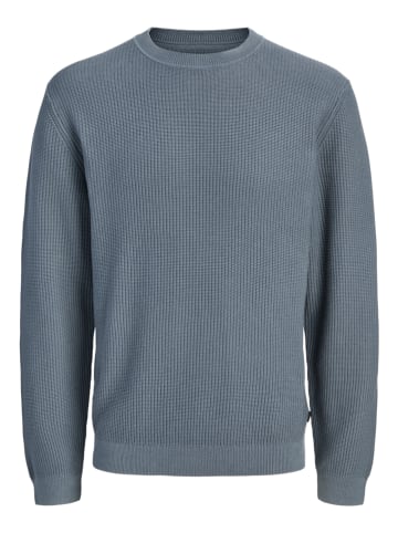 Pullover in Blau/ Grau