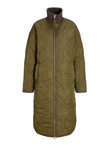 Wintermantel in Khaki