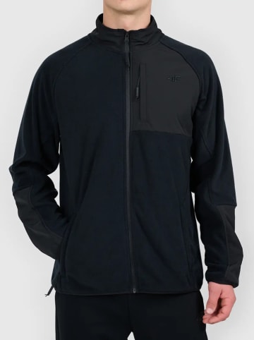 Fleecejacke in Schwarz