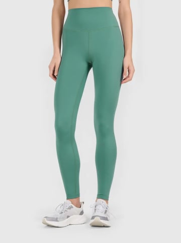 Legginsy sportowe w kolorze zielonym