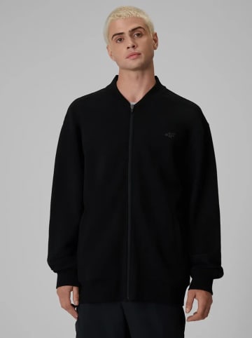 Sweatjacke in Schwarz