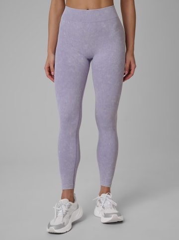 Legginsy sportowe w kolorze lawendowym