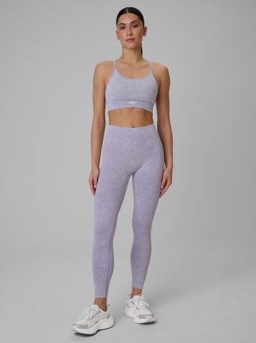 Legginsy sportowe w kolorze lawendowym