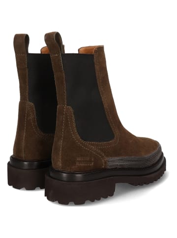 Leren chelseaboots lichtbruin