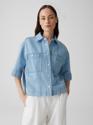 Spijkerblouse lichtblauw