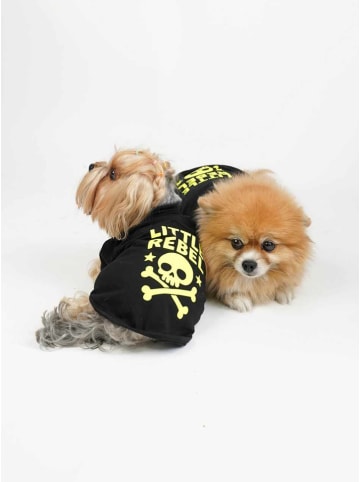 Hundeshirt in Schwarz/ Gelb