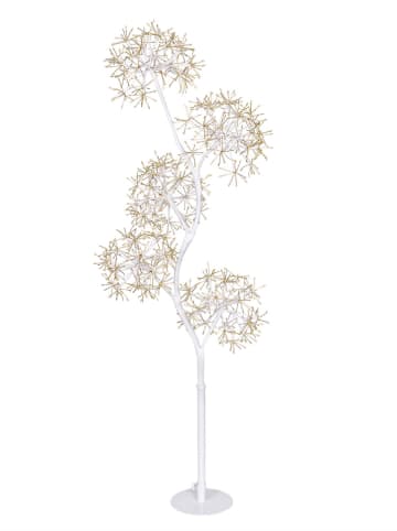 Lampa dekoracyjna LED "Rich" w kolorze srebrnym - wys. 120 x Ø 20 cm