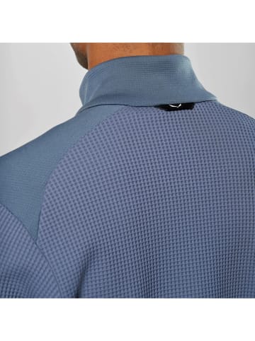 Fleecejacke "Puez Waffle" in Hellblau