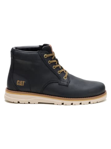 Leder-Boots "Chukka" in Schwarz