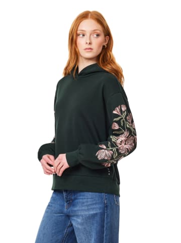 Sweatshirt in Dunkelgrün