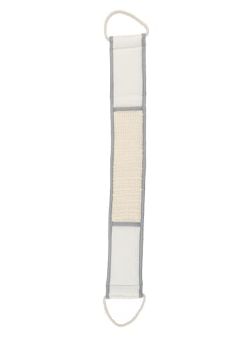 2-delige set: rugschrobber beige/grijs