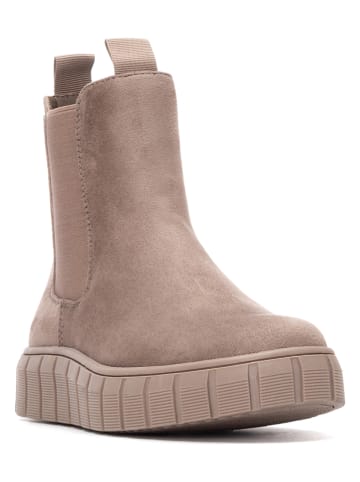 Chelsea-Boots in Taupe