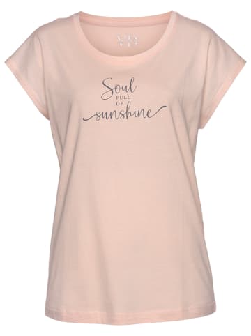 Pyjama-Oberteil in Rosa