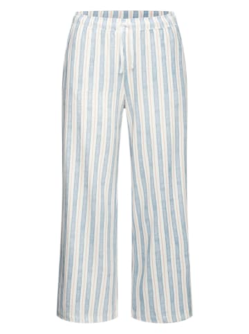 Pyjama-Hose in Blau/ Weiß