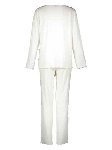 Pyjama in Weiß
