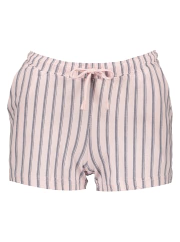 Pyjama-Shorts in Rosa/ Schwarz