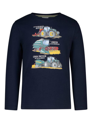 Longsleeve in Dunkelblau