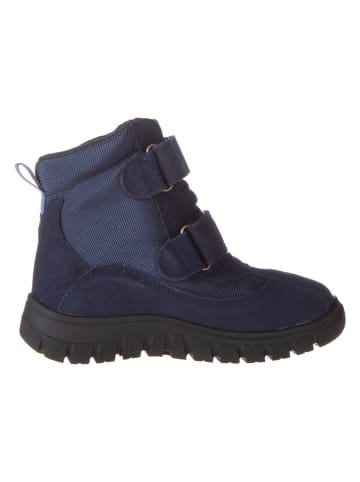 Leren boots "Malmi" donkerblauw