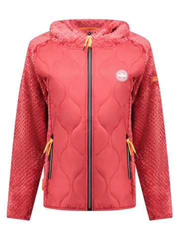 Fleecejacke "Torsadeak" in Bordeaux