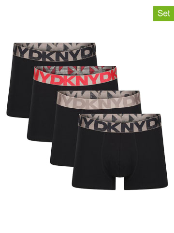 4er-Set: Boxershorts in Schwarz