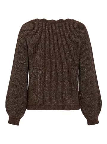 Sweter "Vicutie" w kolorze ciemnobrązowym