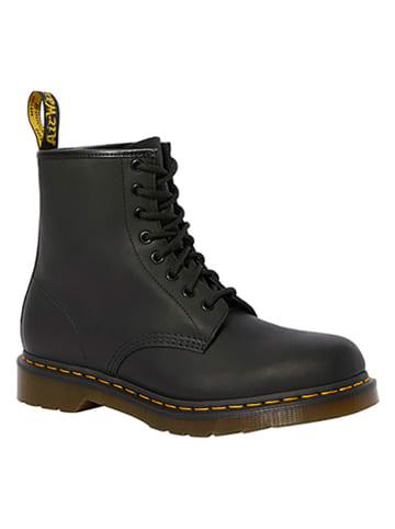 Leder-Boots in Schwarz
