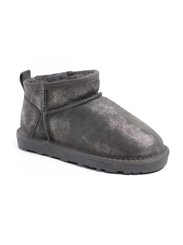 Leren winterboots "Mindiki" grijs