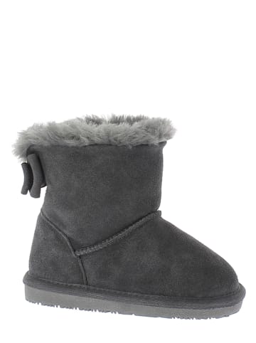 Leren winterboots "Amak Toddler" antraciet
