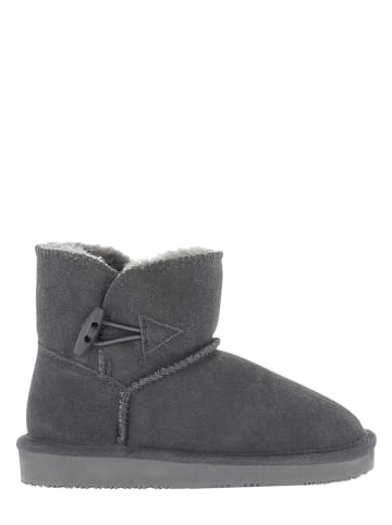Leren winterboots "Pillar Youth" antraciet