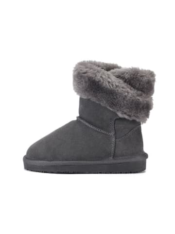 Leren winterboots "Florine" grijs