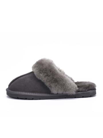 Pantoffels van schapenvacht "Emeline" grijs