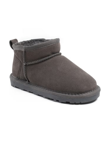 Leren winterboots "Mindiki" grijs