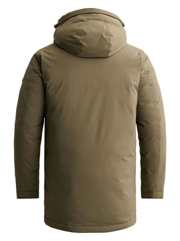 Parka w kolorze oliwkowym