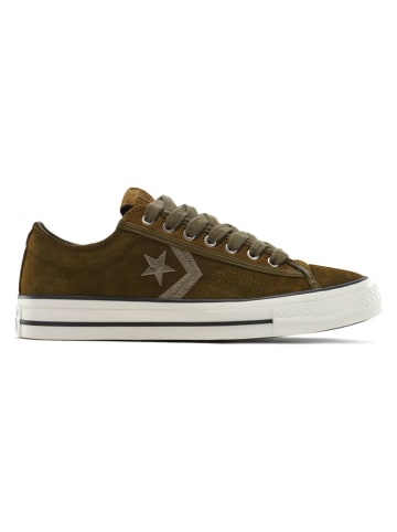 Skórzane sneakersy "Star Player 76" w kolorze khaki
