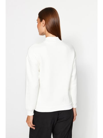 Sweatshirt in Weiß