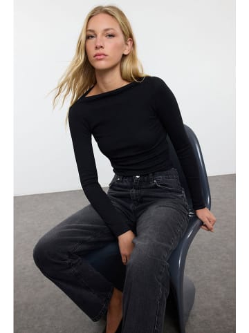 Longsleeve in Schwarz