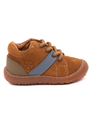Leren barefootschoenen "Hale" lichtbruin