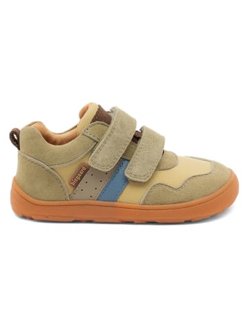 Skórzane buty barefoot w kolorze khaki